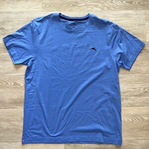 Tommy Bahama Men's Short Sleeve Blue Preppy Casual Shirt-Size M
